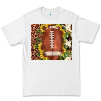 White football leopard cowhide sunflower Premium Tee - JahusDesignShop