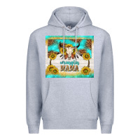 Heather Grey wranglin mama Premium Hoodie - TumblerDesignByShophia