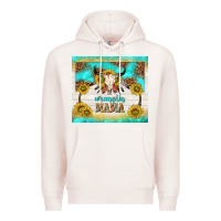 Pale Pink wranglin mama Premium Hoodie - TumblerDesignByShophia
