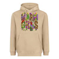 Mushroom Mardi Gras Heavyweight Hoodie - HowdyJamesFarm
