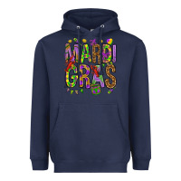 Navy Mardi Gras Heavyweight Hoodie - HowdyJamesFarm