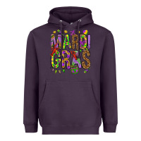 Plum Mardi Gras Heavyweight Hoodie - HowdyJamesFarm