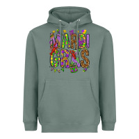 Sage Mardi Gras Heavyweight Hoodie - HowdyJamesFarm