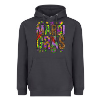 Smoke Mardi Gras Heavyweight Hoodie - HowdyJamesFarm