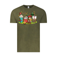 Vintage Olive camp coffee drink Vintage Tee - MaliasSmallBusiness