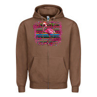 Chestnut Flamingo Christmas Zipper Hoodie - Bettercallsaul