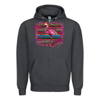 Smoke Flamingo Christmas Zipper Hoodie - Bettercallsaul