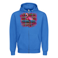 True Royal Flamingo Christmas Zipper Hoodie - Bettercallsaul