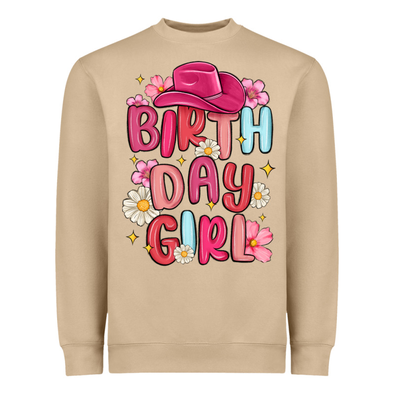 Birthday Girl Heavyweight Sweatshirt by MaliasSmallBusiness | Teevron