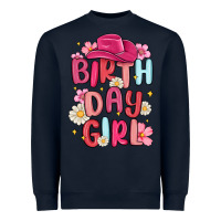 Navy birthday girl Heavyweight Sweatshirt - MaliasSmallBusiness