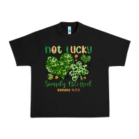 Not Lucky Simply Blessed Urban Heavy Tee | Teevron
