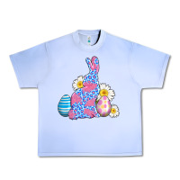 Grape Ice easter bunny wıth easter eggs Urban Heavy Tee - AdoDesignShop
