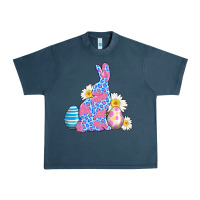 Midnight Navy easter bunny wıth easter eggs Urban Heavy Tee - AdoDesignShop