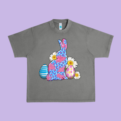 Easter Bunny Wıth Easter Eggs Urban Heavy Tee Designed By Adodesignshop