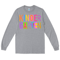 Heather Grey kindergarten Long Sleeve Tee - NancyCooperArtShop