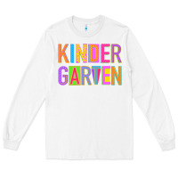 White kindergarten Long Sleeve Tee - NancyCooperArtShop