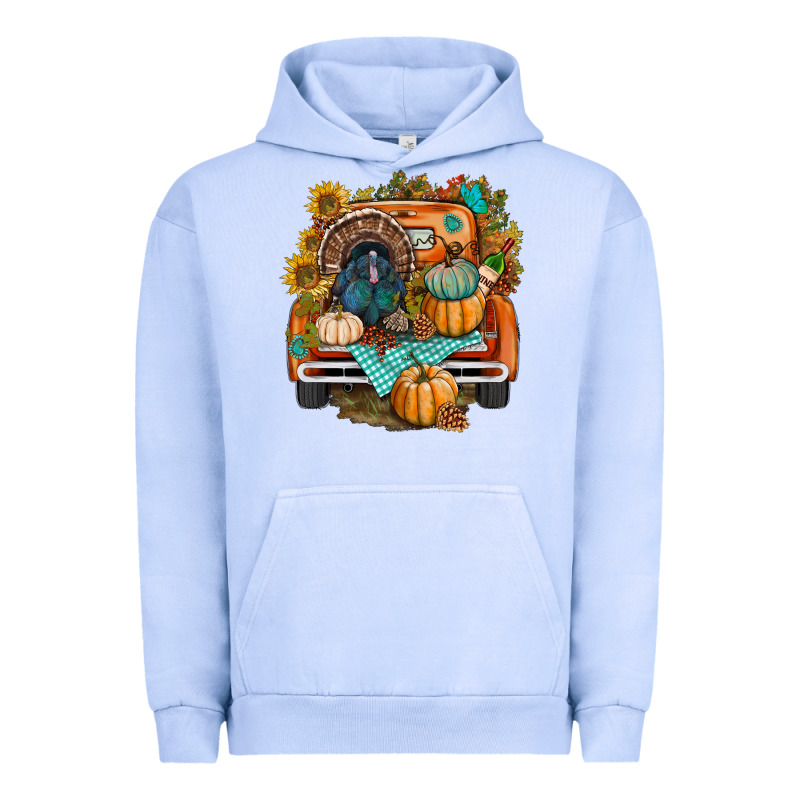 Thanksgiving Truck Bbs Urban Hoodie by BundleAndBundleShop | Teevron
