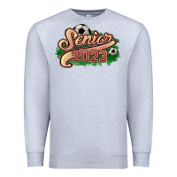 Heather Grey Senior 2023 Soccer Premium Sweatshirt - HowdyJamesFarm