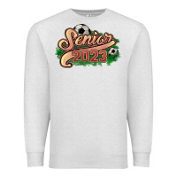 Oatmeal Heather Senior 2023 Soccer Premium Sweatshirt - HowdyJamesFarm