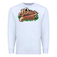 White Senior 2023 Soccer Premium Sweatshirt - HowdyJamesFarm