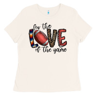 For The Love Of The Game Football Ladies Tee | Teevron
