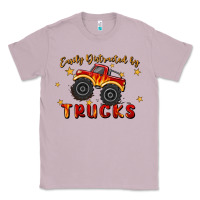 Lilac easily distracted by trucks Classic Tee - MaliasSmallBusiness