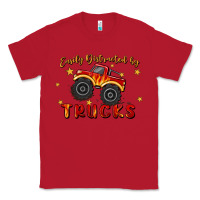 Red easily distracted by trucks Classic Tee - MaliasSmallBusiness