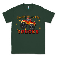 Sports Green easily distracted by trucks Classic Tee - MaliasSmallBusiness