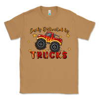 Toasted Coconut easily distracted by trucks Classic Tee - MaliasSmallBusiness