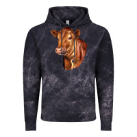Cloud Black red angus cattle cow Vintage Hoodie - LillyAllenDesigns