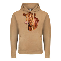 Vintage Camel red angus cattle cow Vintage Hoodie - LillyAllenDesigns