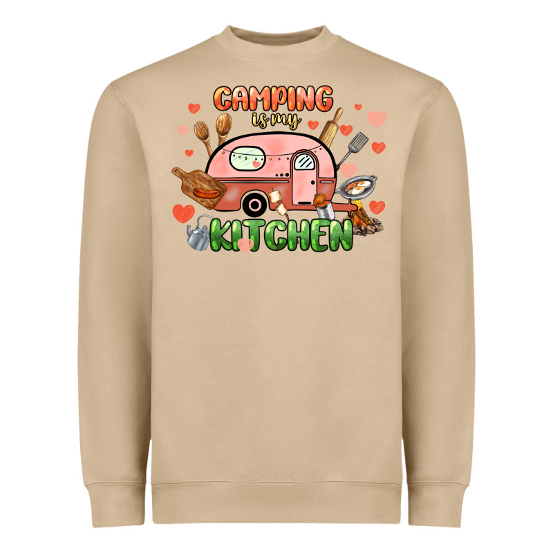 Camping Is My Kitchen Heavyweight Sweatshirt by NancyCooperArtShop | Teevron