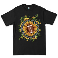 Black football gemstone sunflower Premium Tee - JahusDesignShop