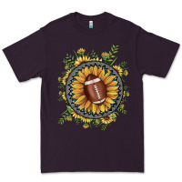 Plum football gemstone sunflower Premium Tee - JahusDesignShop