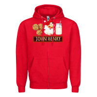 Red john henry Zipper Hoodie - Bettercallsaul