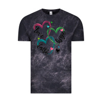 Cloud Black faith hope love Vintage Tee - MaliasSmallBusiness
