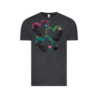 Vintage Black faith hope love Vintage Tee - MaliasSmallBusiness