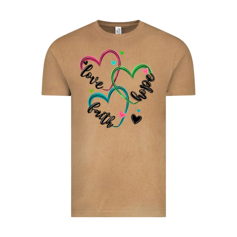 Faith Hope Love Vintage Tee by MaliasSmallBusiness | Teevron