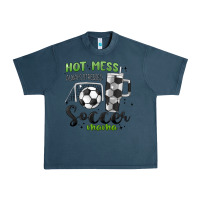 Midnight Navy hot mess always stressed soccer mama stanley cup Urban Heavy Tee - MaliasSmallBusiness