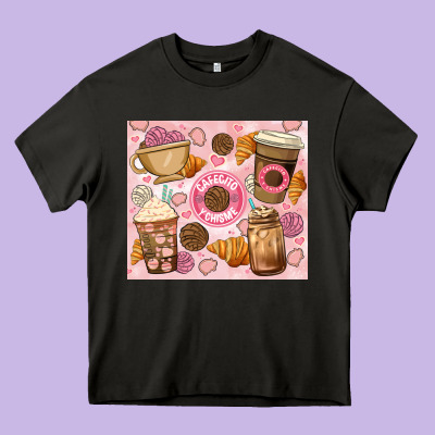 Cafecito Y Chisme. Heavy Core Tee Designed By Jahusdesignshop