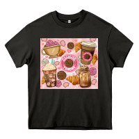 Asphalt cafecito y chisme. Heavy Core Tee - JahusDesignShop