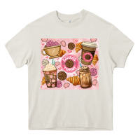 Cream cafecito y chisme. Heavy Core Tee - JahusDesignShop