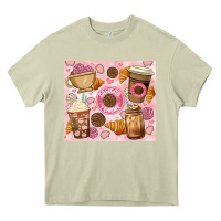 Mossy cafecito y chisme. Heavy Core Tee - JahusDesignShop