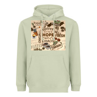 Matcha coffee is a cup of hope Heavyweight Hoodie - TumblerDesignByShophia