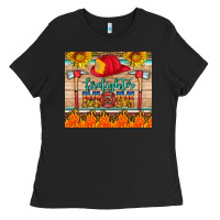 Black firefighter mom Ladies Tee - HRA Design Shop