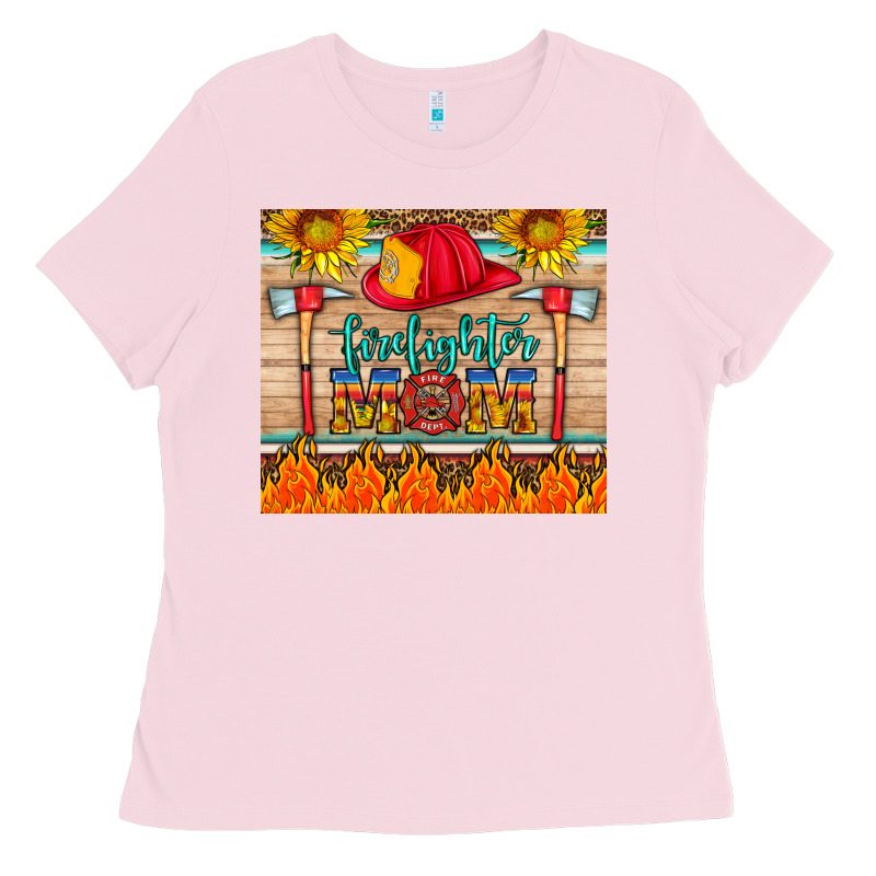 Firefighter Mom Ladies Tee by HRA Design Shop | Teevron