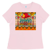 Bubblegum Pink firefighter mom Ladies Tee - HRA Design Shop