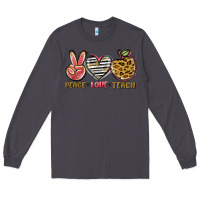 Smoke peace love teach Long Sleeve Tee - NancyCooperArtShop