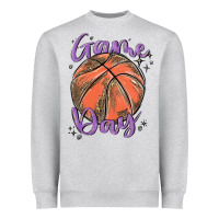 Heather Grey game day Heavyweight Sweatshirt - MaliasSmallBusiness