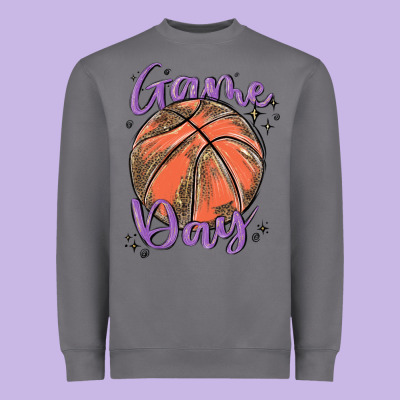 Game Day Heavyweight Sweatshirt Designed By Maliassmallbusiness